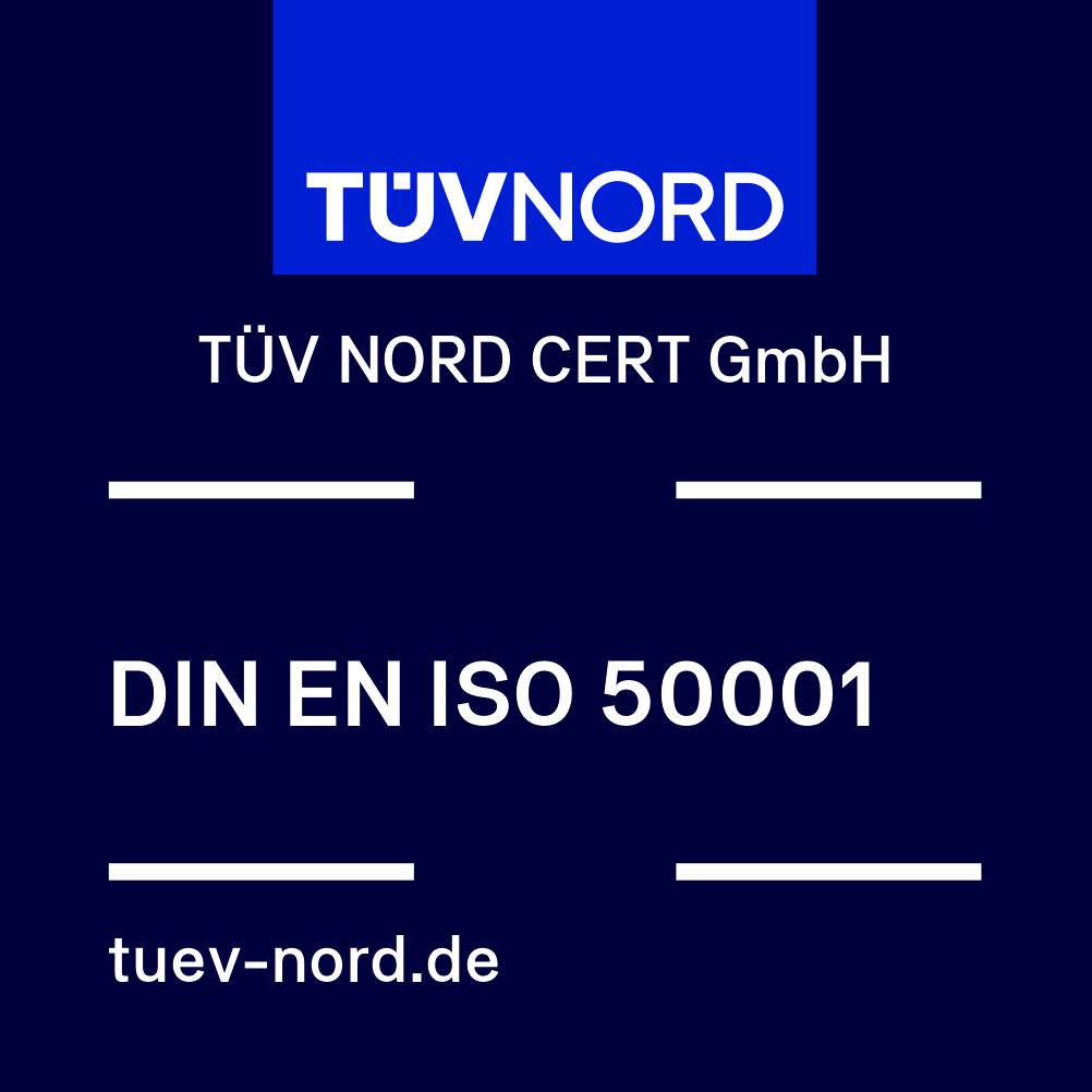 Siegel TÜV Nord DIN EN ISO 50001